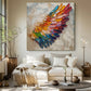 Radiant Wing Colorful Abstract Painting