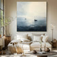 Quiet Horizon Sailboat Painting