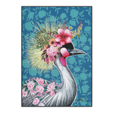 Blossom Crown Crane Painting #J0228