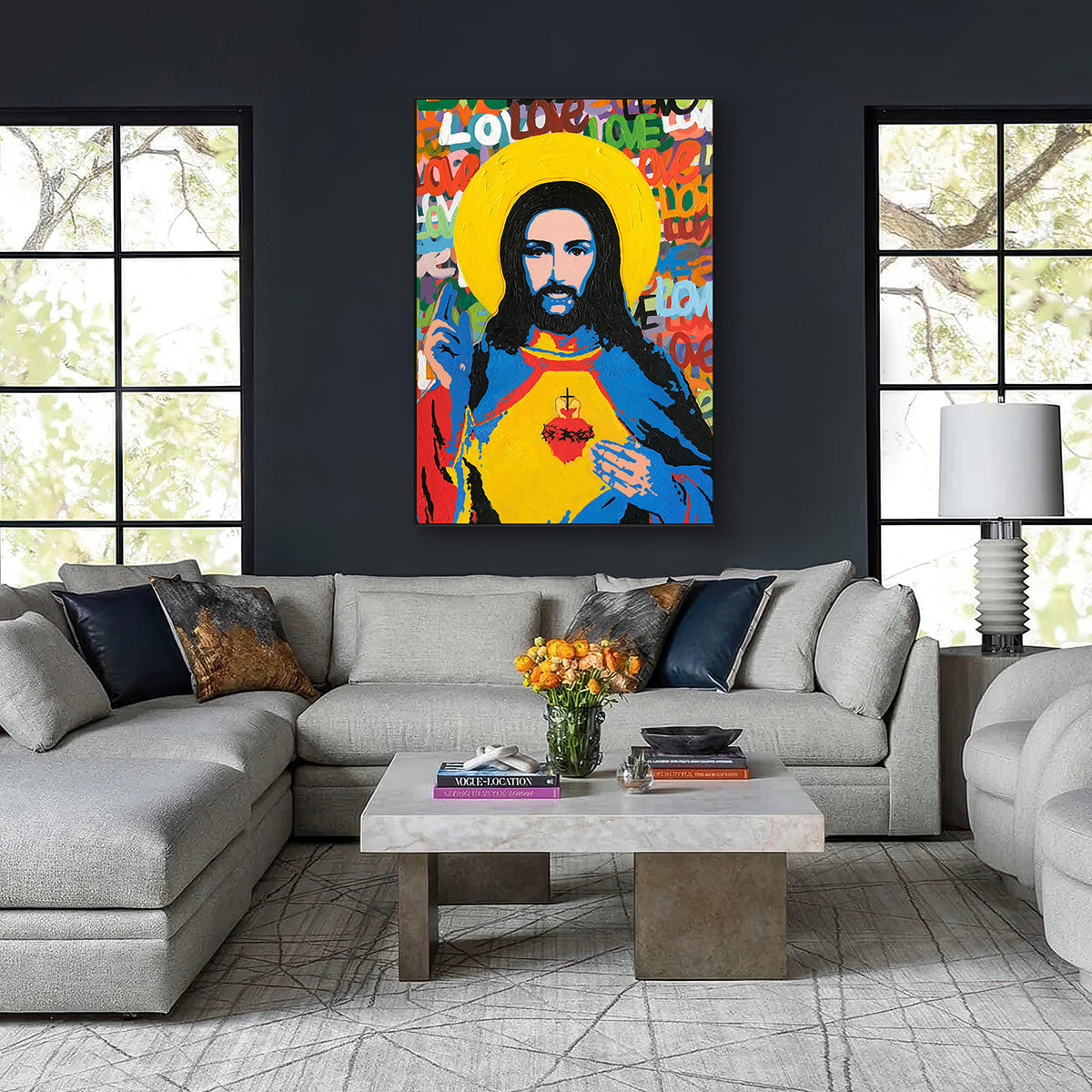 Sacred Love Pop Art Painting #J1563