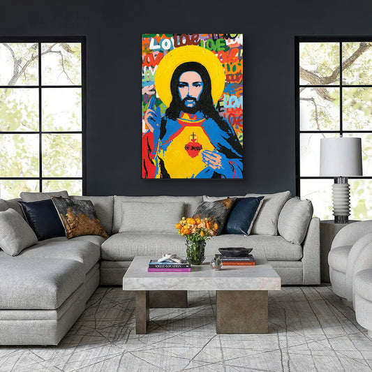 Sacred Love Pop Art Painting #J1563