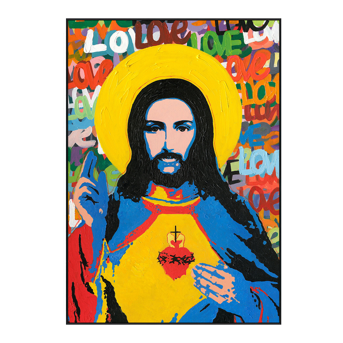 Sacred Love Pop Art Painting #J1563