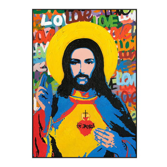 Sacred Love Pop Art Painting #J1563