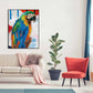 Tropical Majesty Colorful Parrot Painting #J1716
