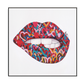 Colorful Heart Lips Painting #J2043