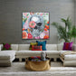 Floral Skull Harmony Painting #J2152