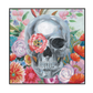 Floral Skull Harmony Painting #J2152