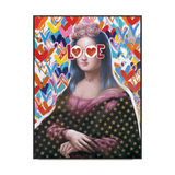 Love Vision Pop Art Mona Lisa Painting #J2560