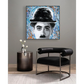 Chaplin Graffiti Pop Art Painting #J2579