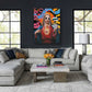 Hip Hop Sacred Heart Pop Abstract Painting #J2598