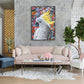 Radiant Cockatoo Floral Expression Painting #J2610