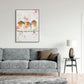 Spring Companions Three Birds Floral Painting #J2626
