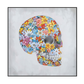 Colorful Floral Skull Painting #J2636