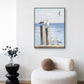 Seaside Gulls Coastal Painting #J3536