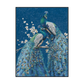 Moonlit Blue Peacocks Painting #J3612
