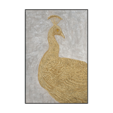 Golden Majesty Peacock Painting #J4022