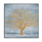 Golden Tree Blue Abstract Painting J4030