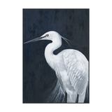 Ethereal Poise White Egret Painting #J4614