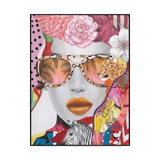 Tropical Glam Pop Art Portrait #K2559