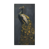 Golden Majesty Peacock Painting #K2649