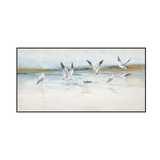 Seaside Flight Seagull Painting #K3713