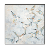 Whispering Hummingbird Abstract Painting #K3741