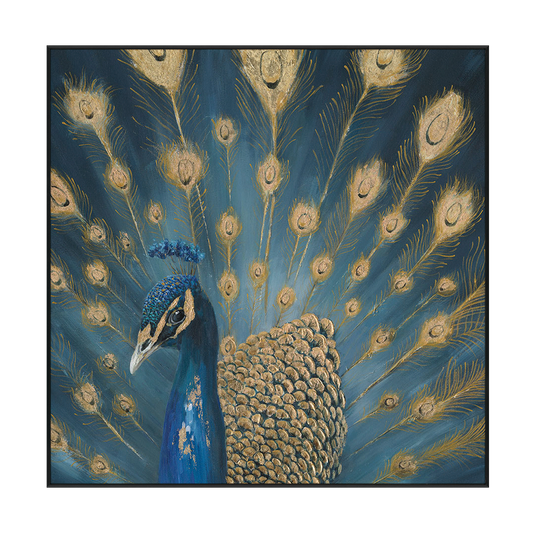 Majestic Blue Peacock Painting #K4646