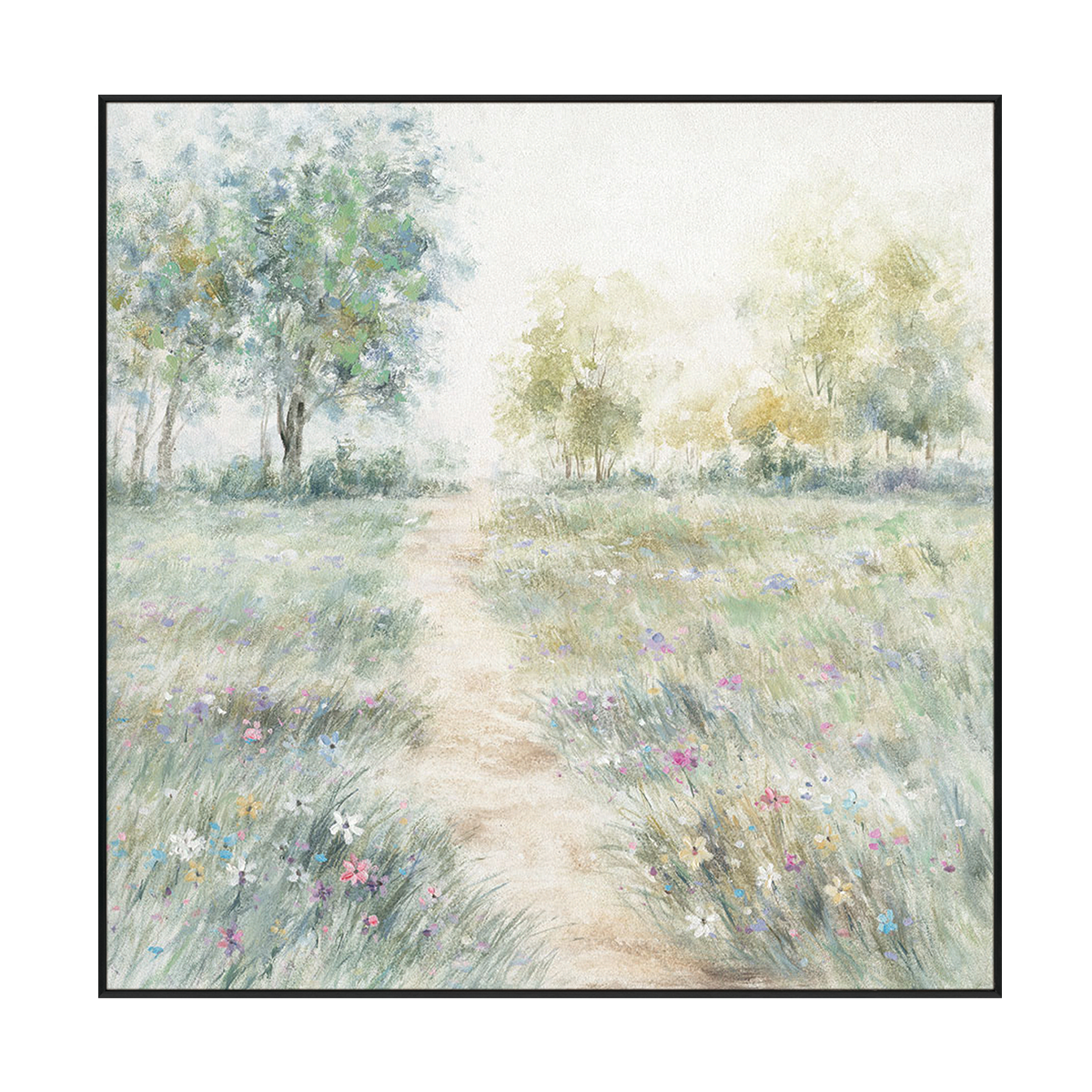 Morning Meadow Path Painting #K4656