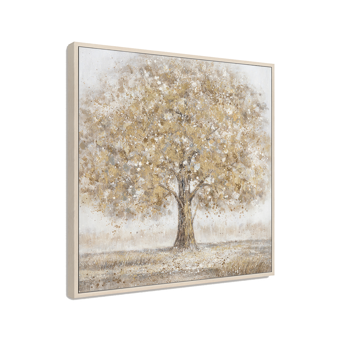 Golden Serenity Tree Canvas #L0559