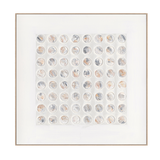 Phantom Circles Geometric Textured Abstract #M4671