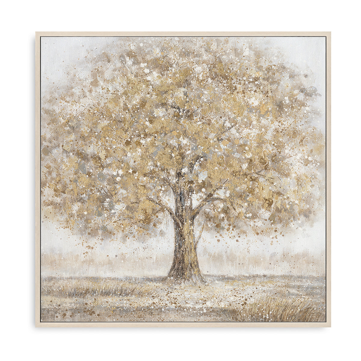 Golden Tree Art Painting Home Decor #L0559