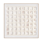 White Grid Geometric Textured Abstract #M4662