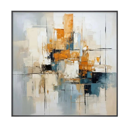 Geometric Abstract Oil Painting