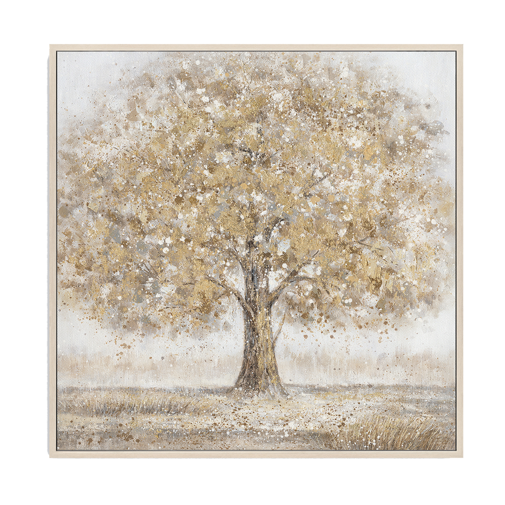 Golden Tree Art Painting Home Decor #L0559