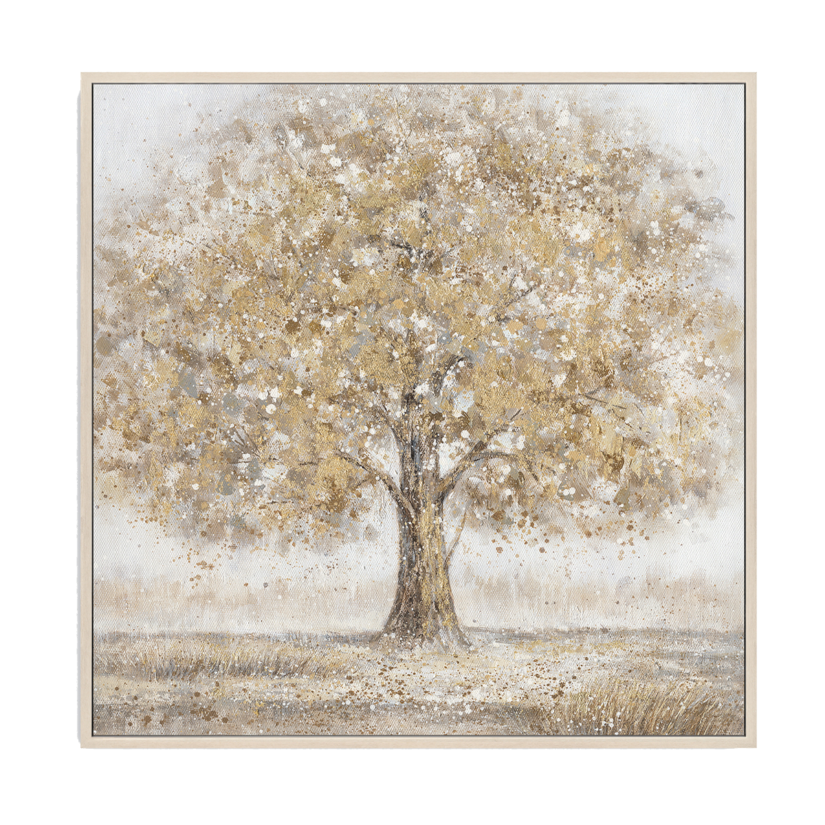 Golden Tree Art Painting Home Decor #L0559