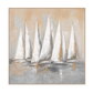 Morning Voyage Abstract Sailboat Painting #M3750