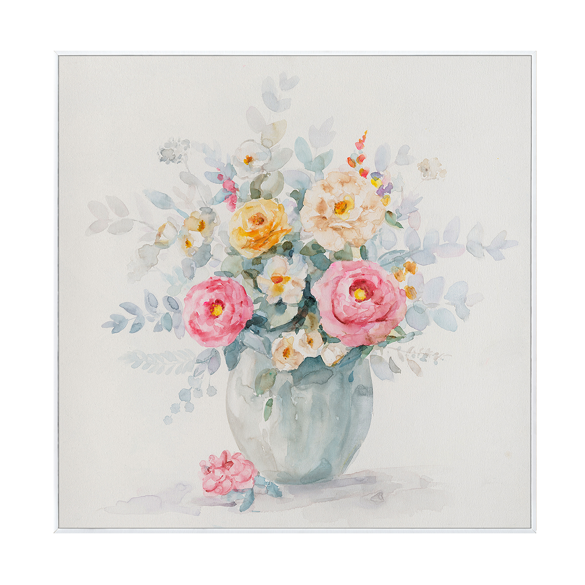 Soft Impression Watercolor Floral Bouquet #M3556