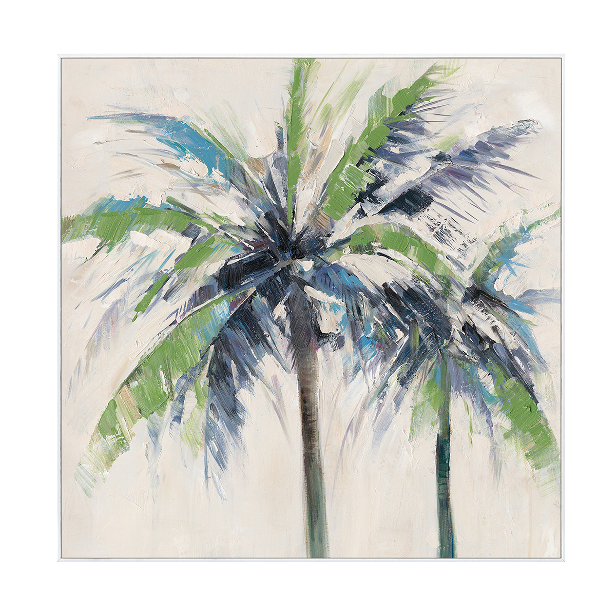 Tropical Grace Palm Tree Painting #M3702