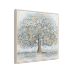 Gold Blue Tree Oil Painting Home Decor #L0560