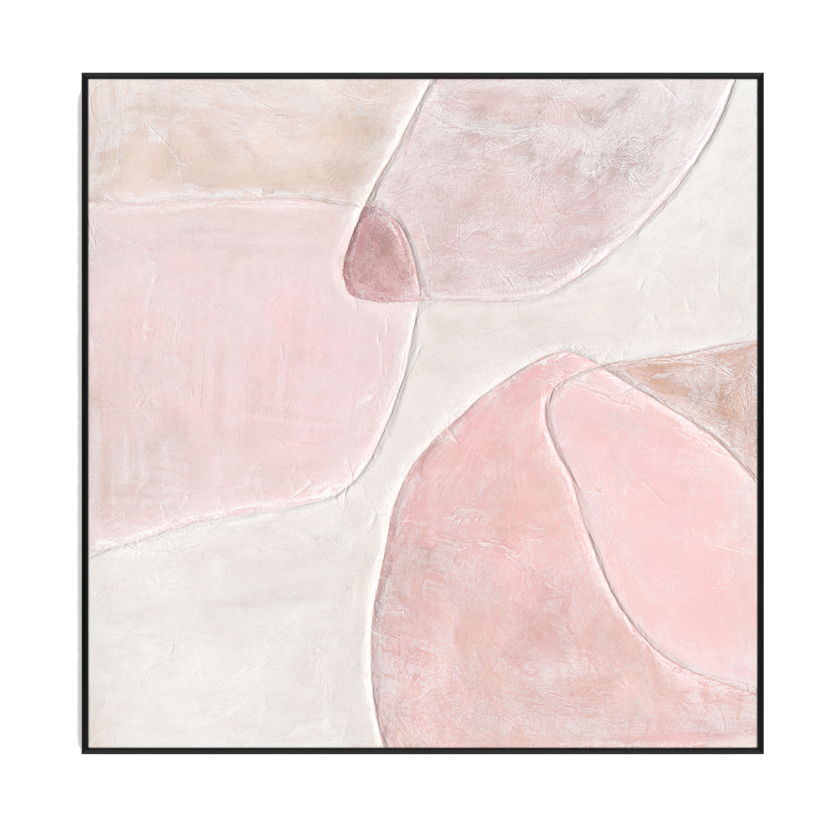 Whispers of Dawn Pink Minimal Abstract #M4715