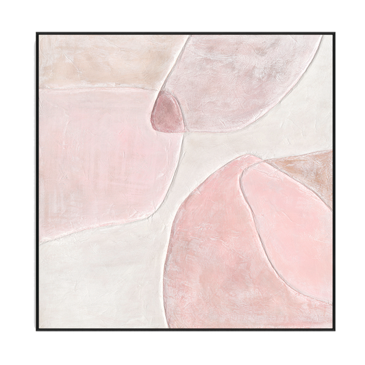 Whispers of Dawn Pink Minimal Abstract #M4715