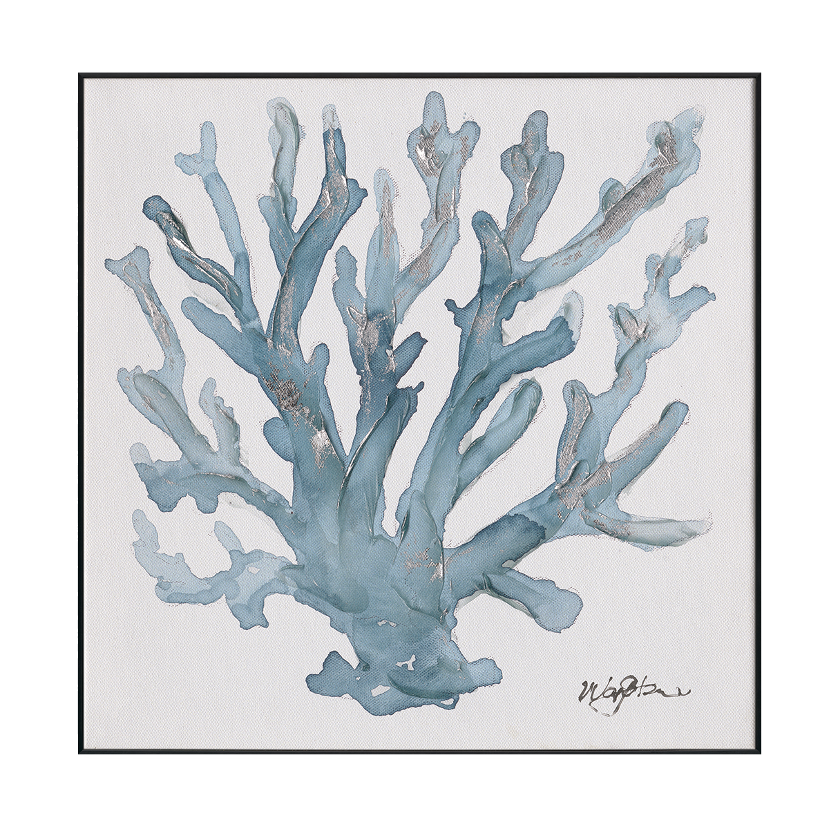 Blue Coral Abstract Ocean Art #M3667