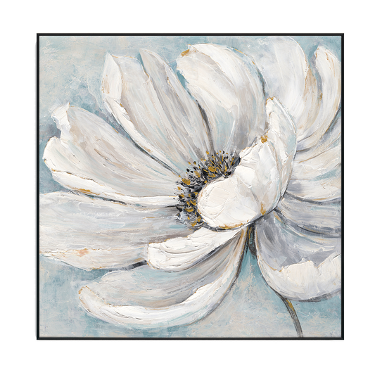 Blue Bloom 3D Textured Floral #M3760