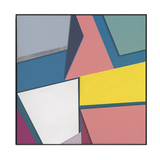 Vibrant Geometry Abstract Color Blocks #M2623