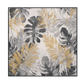 Golden Leaves Whisper Monochrome Botanical #M4731
