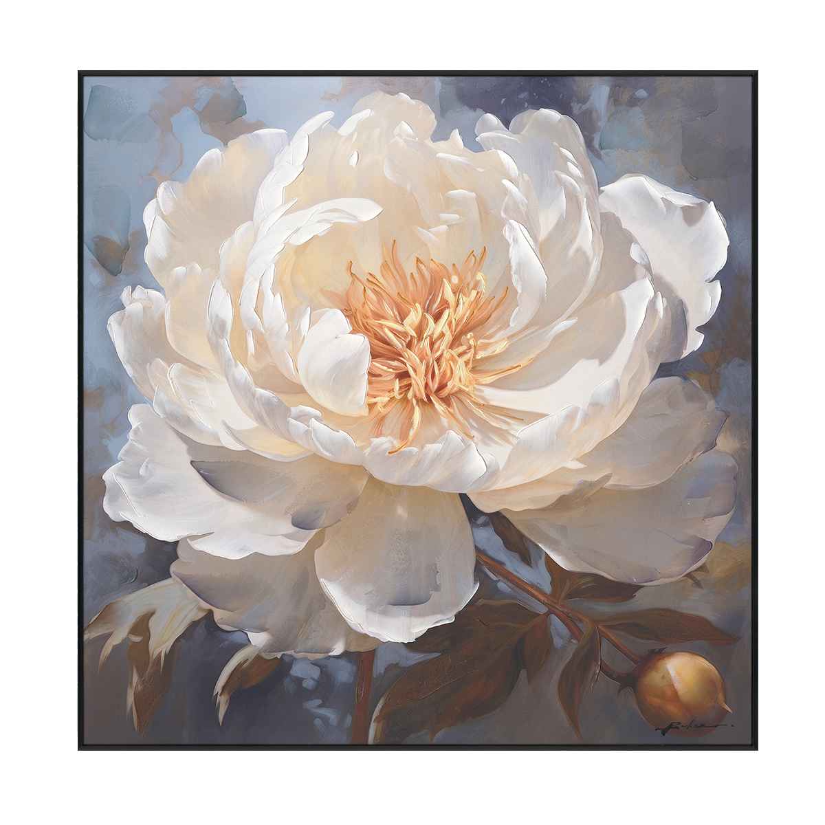 Blooming Heart Peony Art #M6941