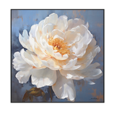 Radiant Peony White Floral Art #M6936