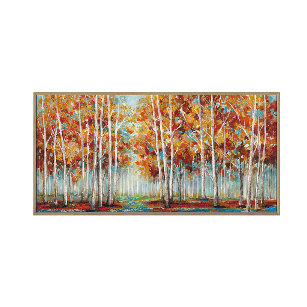 Modern Autumn Forest Wall Art #L0565