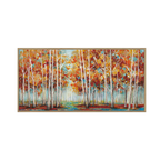 Modern Autumn Forest Wall Art #L0565