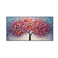 Colorful Tree Textured Painting